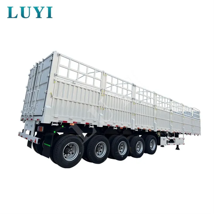 100 Tons Side Wall Stake Semi Trailer