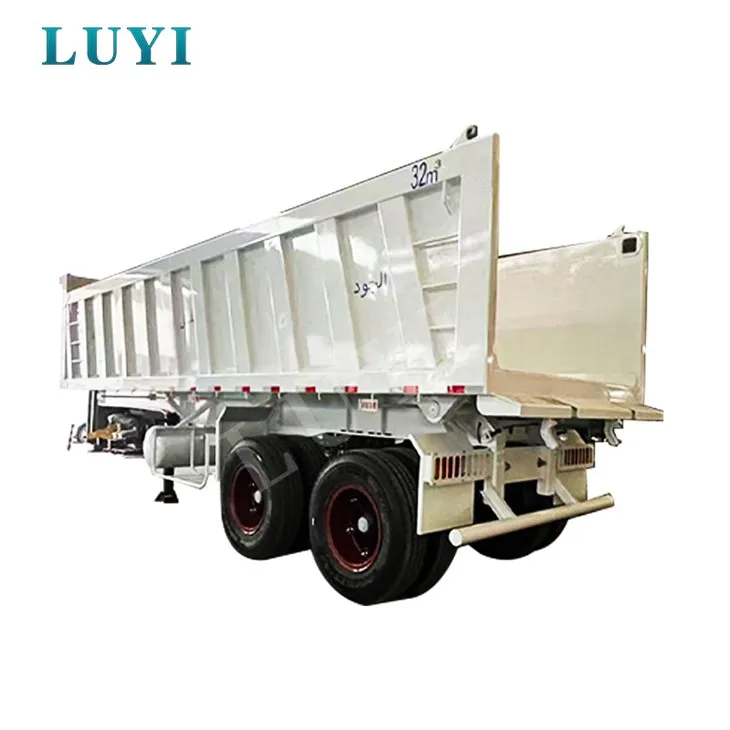 2-akslet lastbilanhænger Højkvalitets semitrailer bagdumper