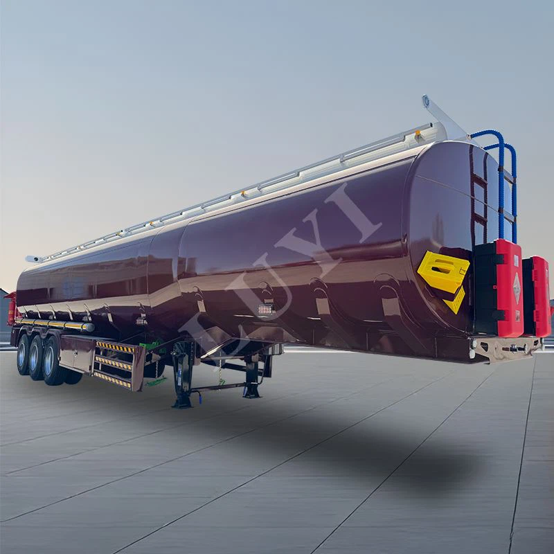 3 - Axle 0-kubik kulstofstålolie tank semi-trailer