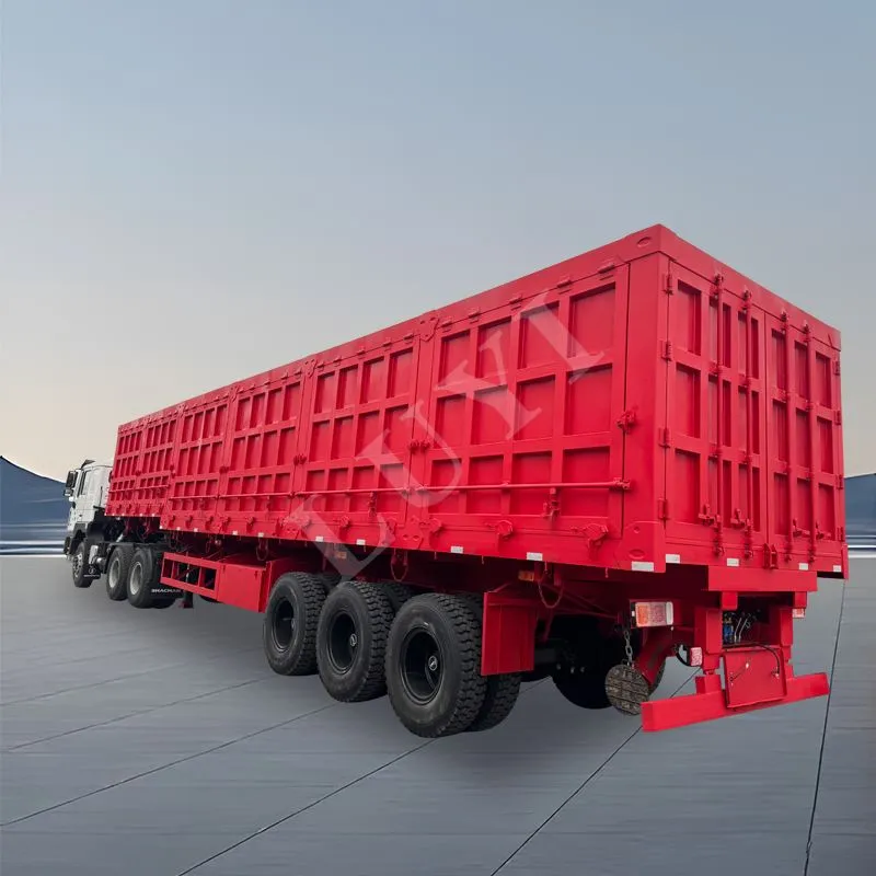 3 - Axle 60-80 ton dump sidevæg semi-trailer