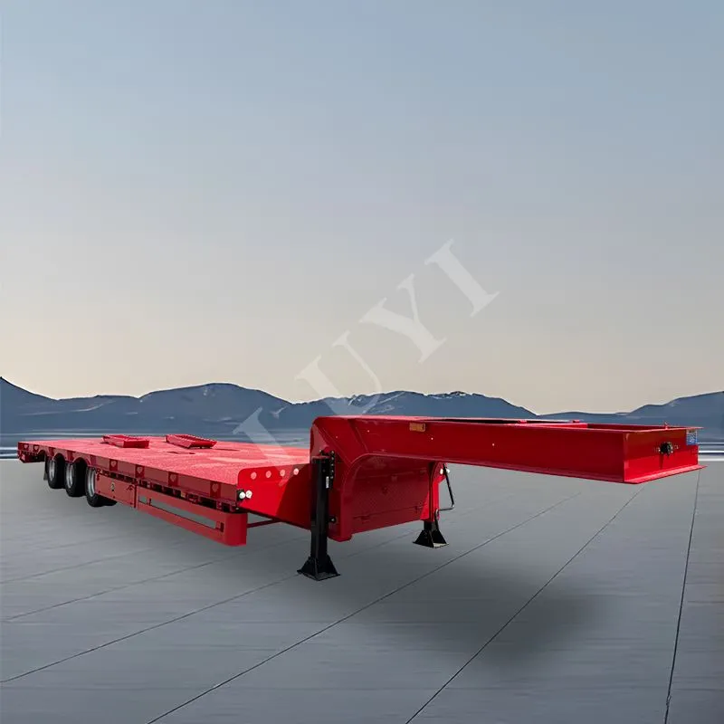 3-aksel 80-ton Sættevogn med lavt chassis