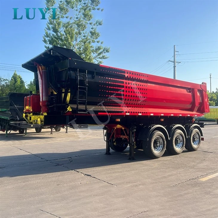 3 Axle Rear Dump Semi Trailer high quality