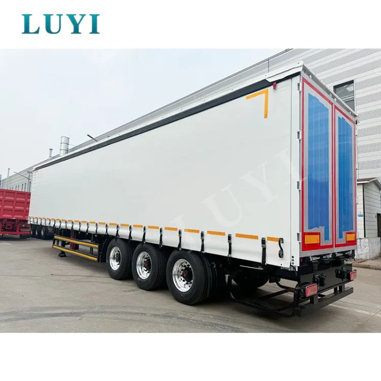 3 akslet sidegardintrailer