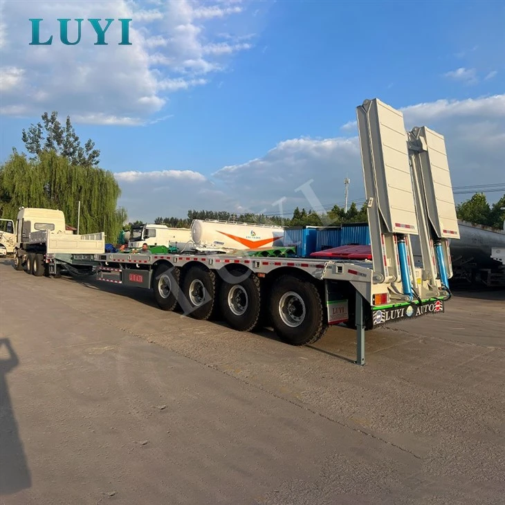 4‑Axle RGN Pull‑out Extendable Lowboy Semi Trailer best