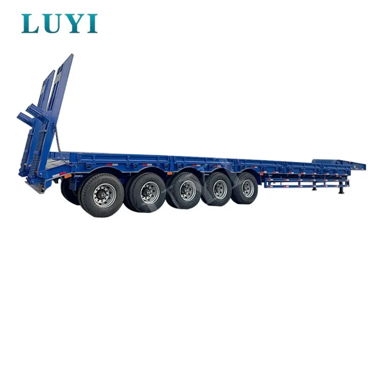 5-akslet 80ton 17,3m Low Bed Drop Deck