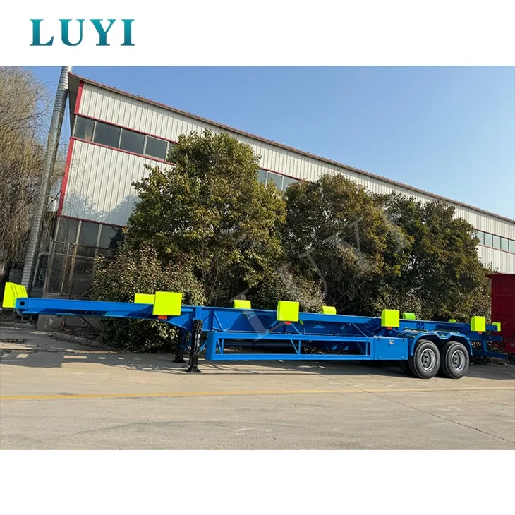 60-ton Dock Container Transport Skelet Sættevogn