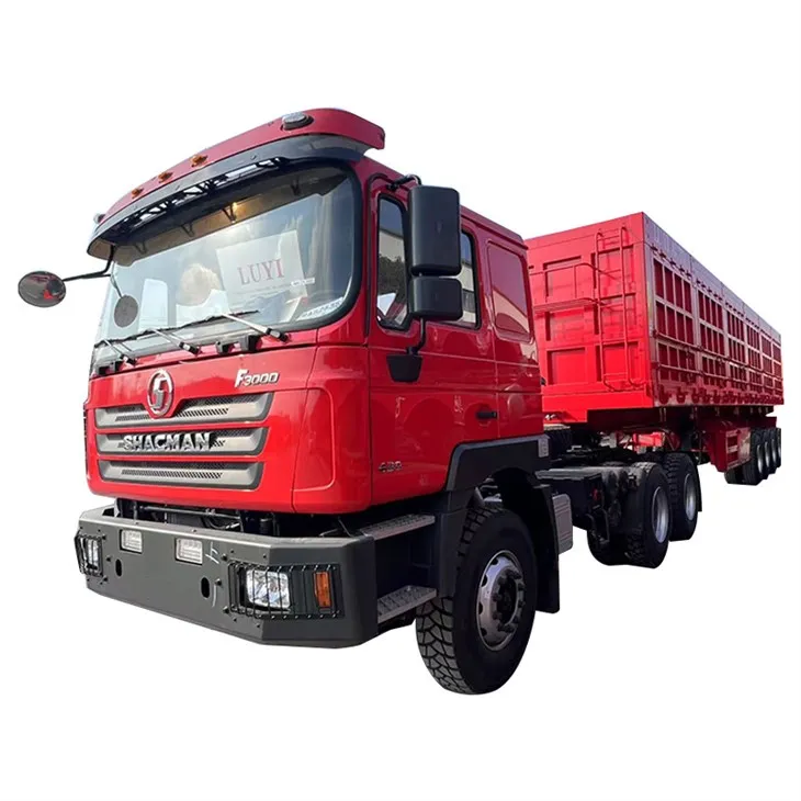 Holdbar 4-akslet sidedump semi trailer