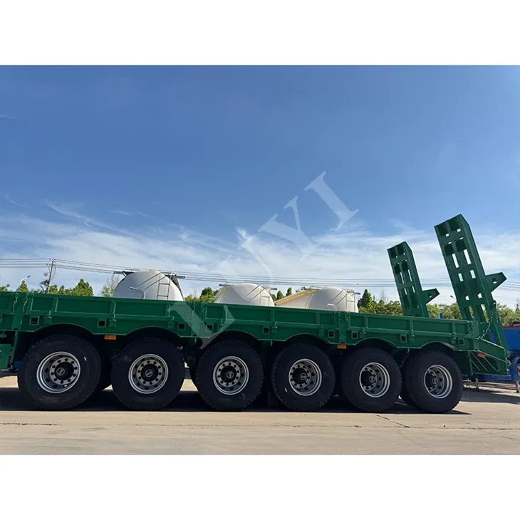 6-akslet højkvalitets fladvognsvognscontainer