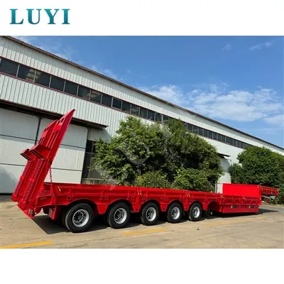 Hvad er forskellen mellem en flatbed trailer og en lowbed trailer?