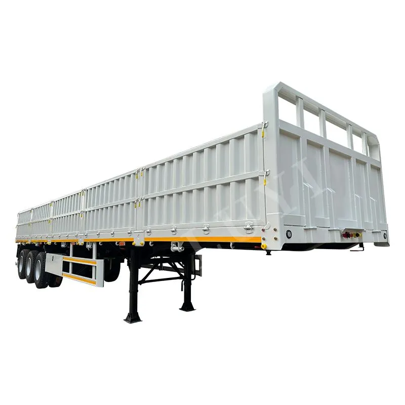 Luyi 3 Axle 60 - ton Side Wall Stake Semi-Trailer