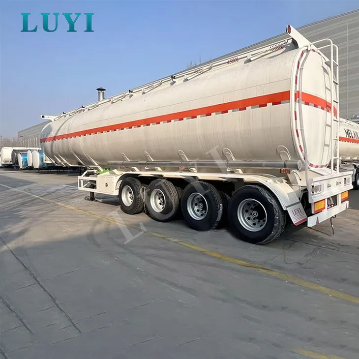 Oil Tank Semi Trailer 4 Axles Oil Liquid Truck Tanker Semi Trailer