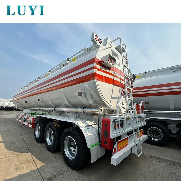 Aluminiumslegering 45000L Olietank Sættevogn